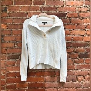Banana Republic Quarter Button Sweater